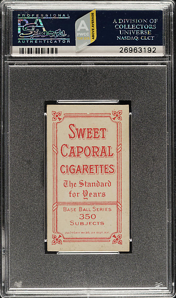1909-1911 T206 White Border George Hunter PSA EX 5