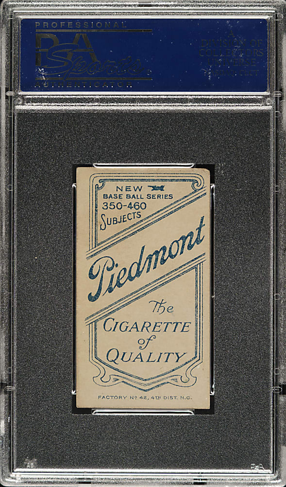 1909-1911 T206 White Border Ed Willetts PSA EX 5 - Piedmont "Factory 42" Back