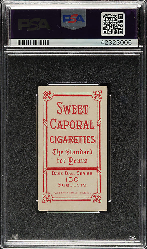 1909-1911 T206 White Border George Gibson PSA EX 5