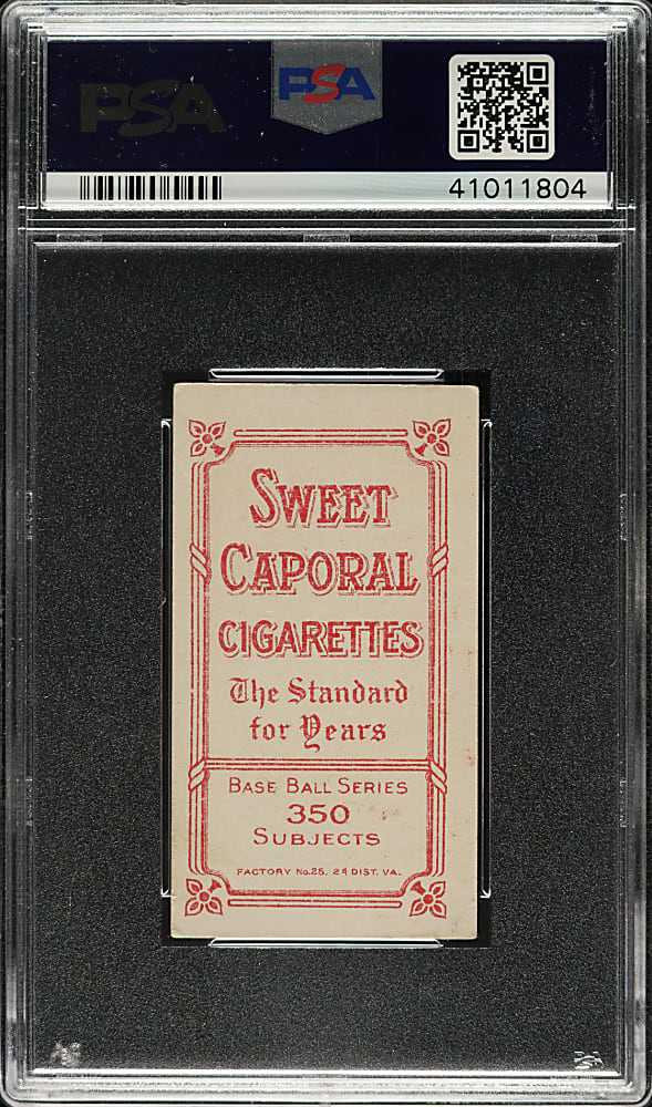 1909-1911 T206 White Border Fred Snodgrass Batting PSA EX 5
