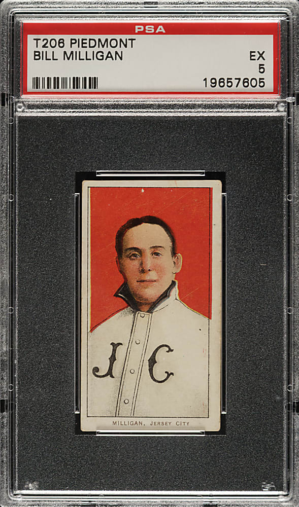 1909-1911 T206 White Border Bill Milligan PSA EX 5