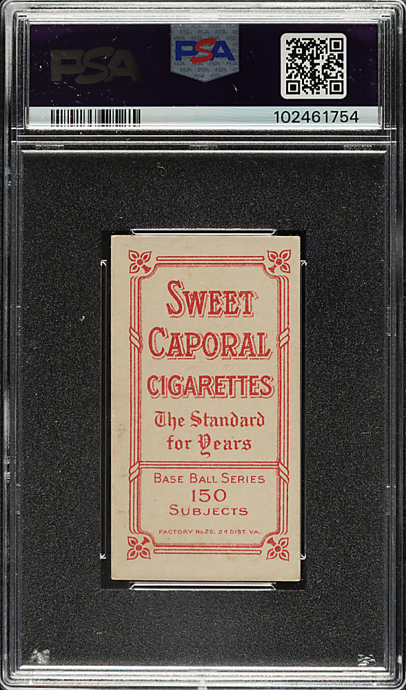 1909-1911 T206 White Border Jake Stahl No Glove Showing PSA EX 5