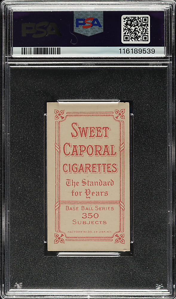 1909-1911 T206 White Border Frank Isbell PSA EX 5