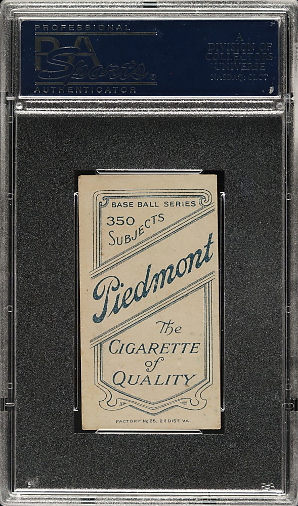 1909-1911 T206 White Border Steve Evans PSA EX 5