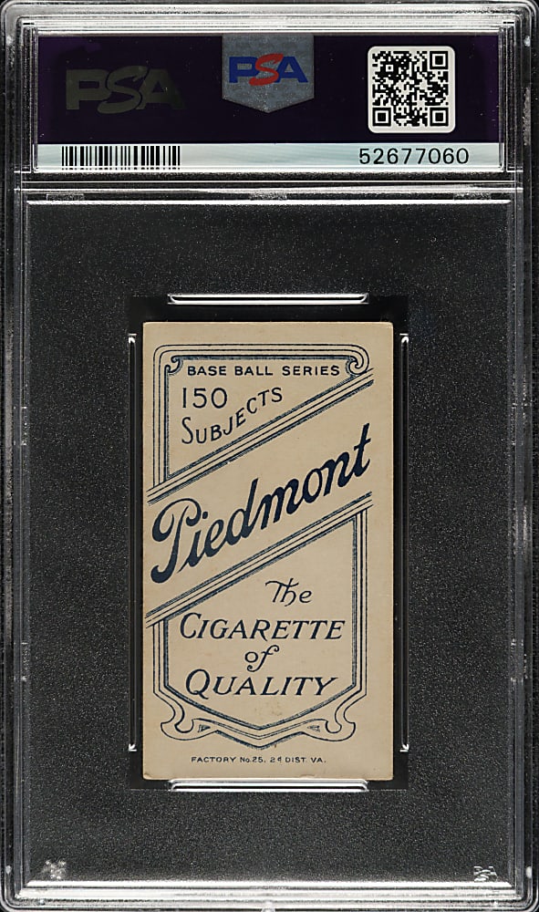 1909-1911 T206 White Border Whitey Alperman PSA EX 5