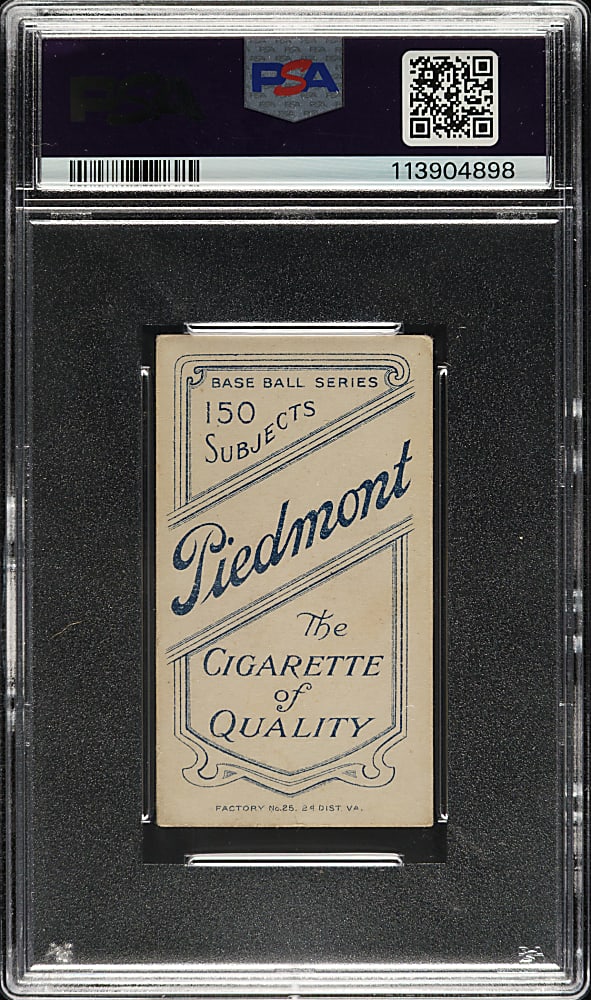 1909-1911 T206 White Border George Brown Chicago PSA VG-EX 4