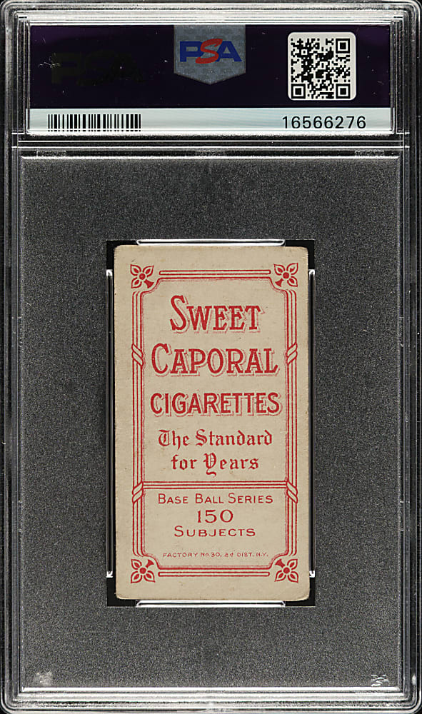 1909-1911 T206 White Border Roger Bresnahan Portrait PSA VG-EX 4
