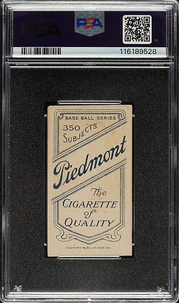 1909-1911 T206 White Border Ed Summers PSA VG-EX 4