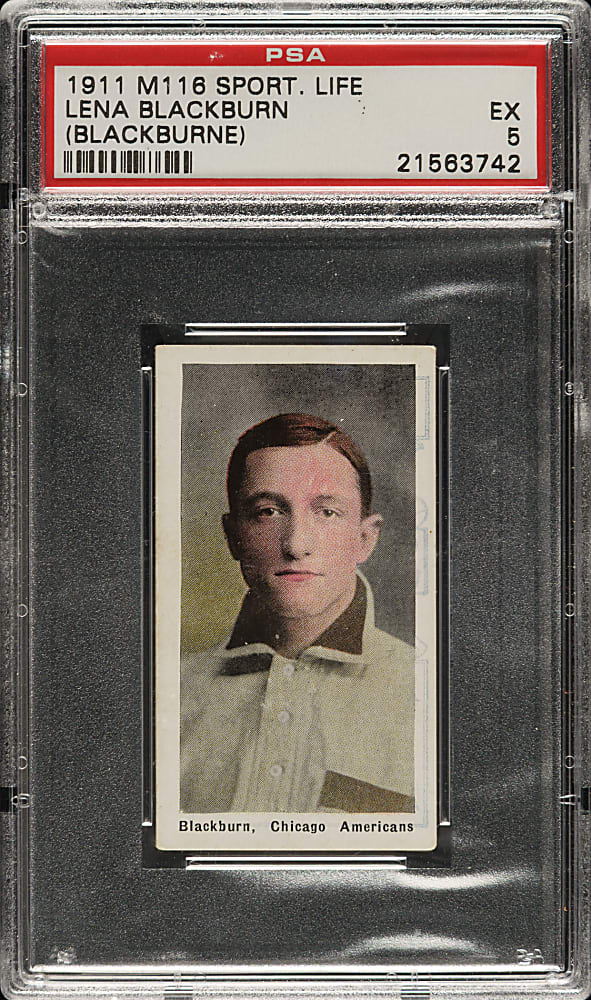 1910-1911 M116 Sporting Life Lena Blackburn PSA EX 5