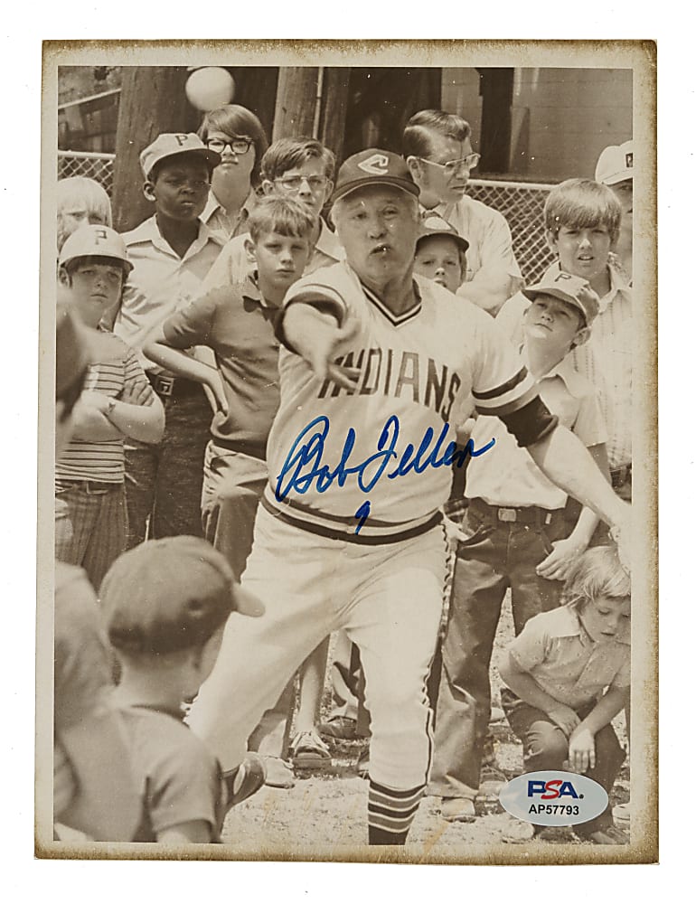 1973 Bob Feller Signed Photograph - PSA/DNA