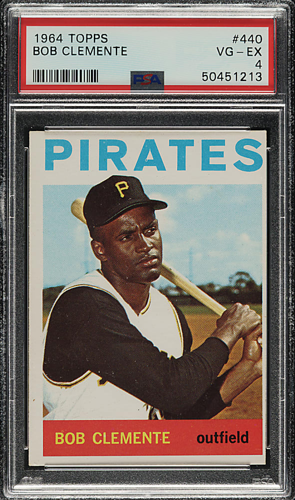 1964 Topps #440 Roberto Clemente PSA VG-EX 4