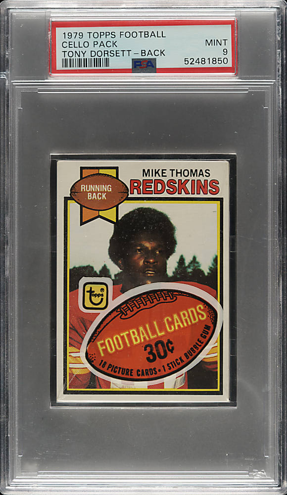 1979 Topps Football Unopened Cello Pack MINT 9 - Tony Dorsett on Back
