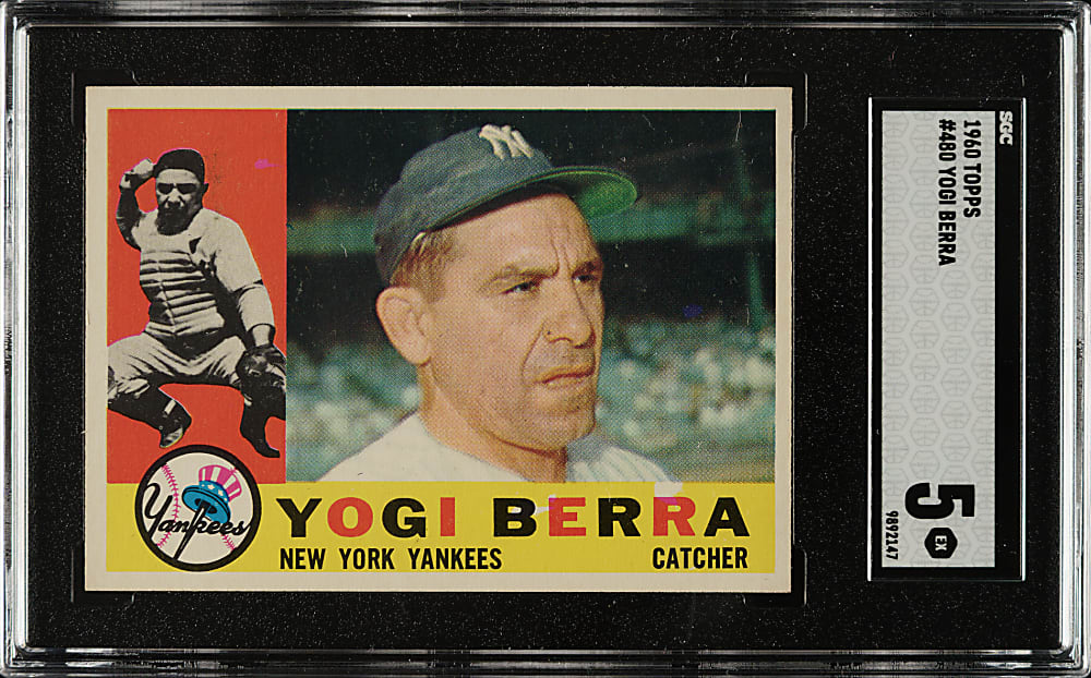 1960 Topps #480 Yogi Berra SGC EX 5