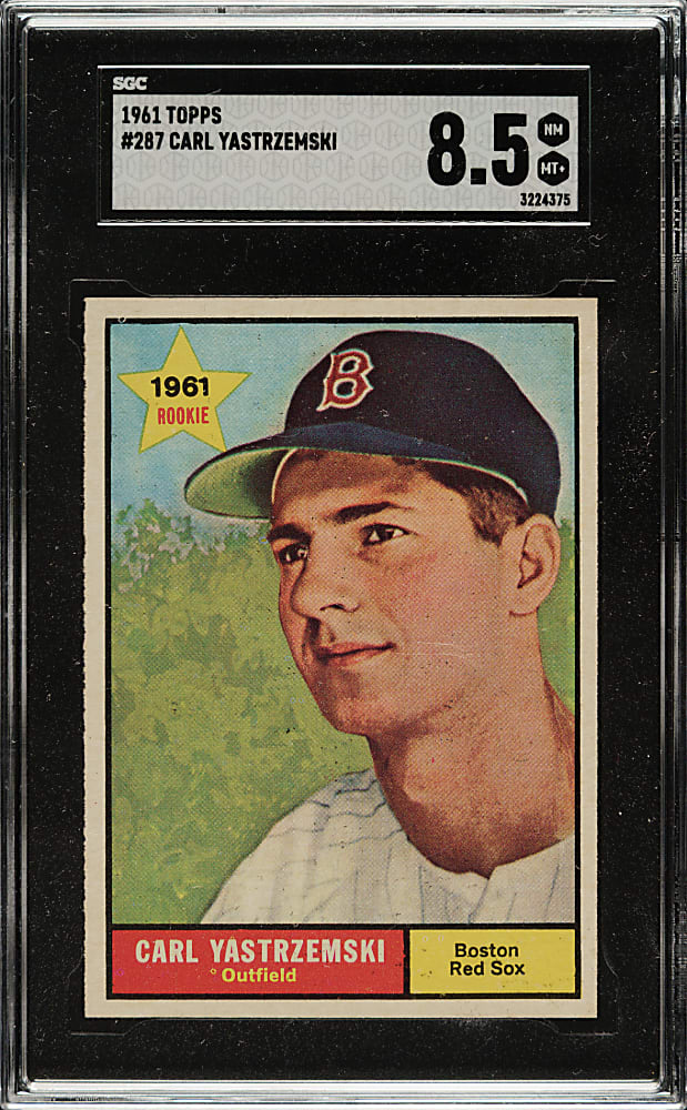 1961 Topps #287 Carl Yastrzemski SGC NM/MT+ 8.5