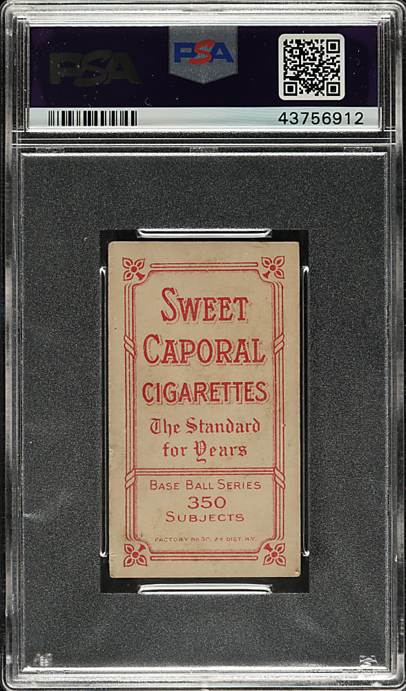 1909-1911 T206 White Border Danny Murphy Batting PSA VG-EX 4