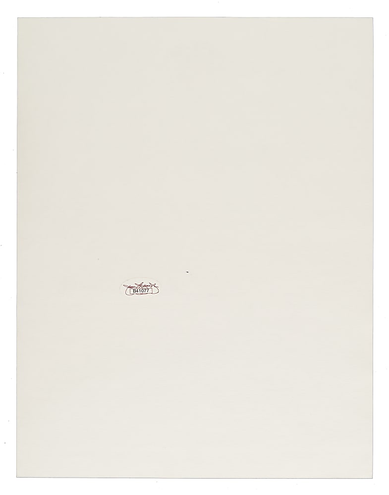 Ted Williams Typed-Signed Letter - JSA