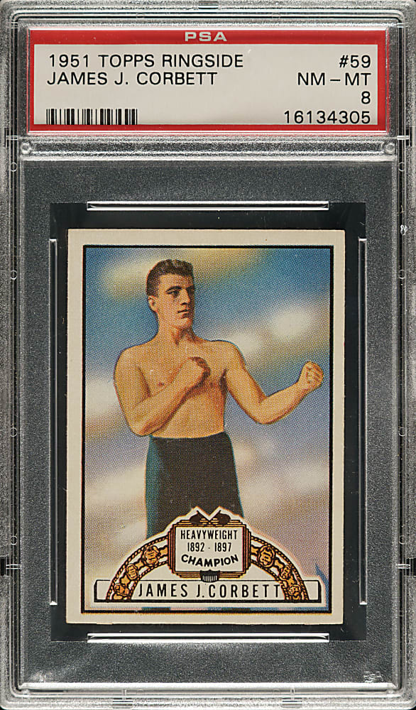 1951 Topps Ringside Boxing #59 James Corbett PSA NM-MT 8