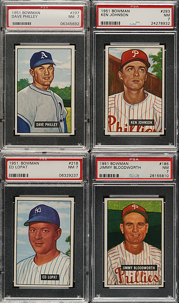 1951 Bowman PSA NM 7 Collection (20)