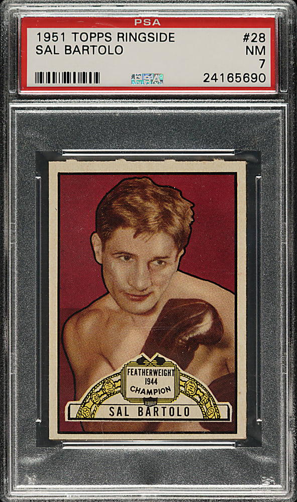 1951 Topps Ringside Boxing #28 Sal Bartolo PSA NM 7