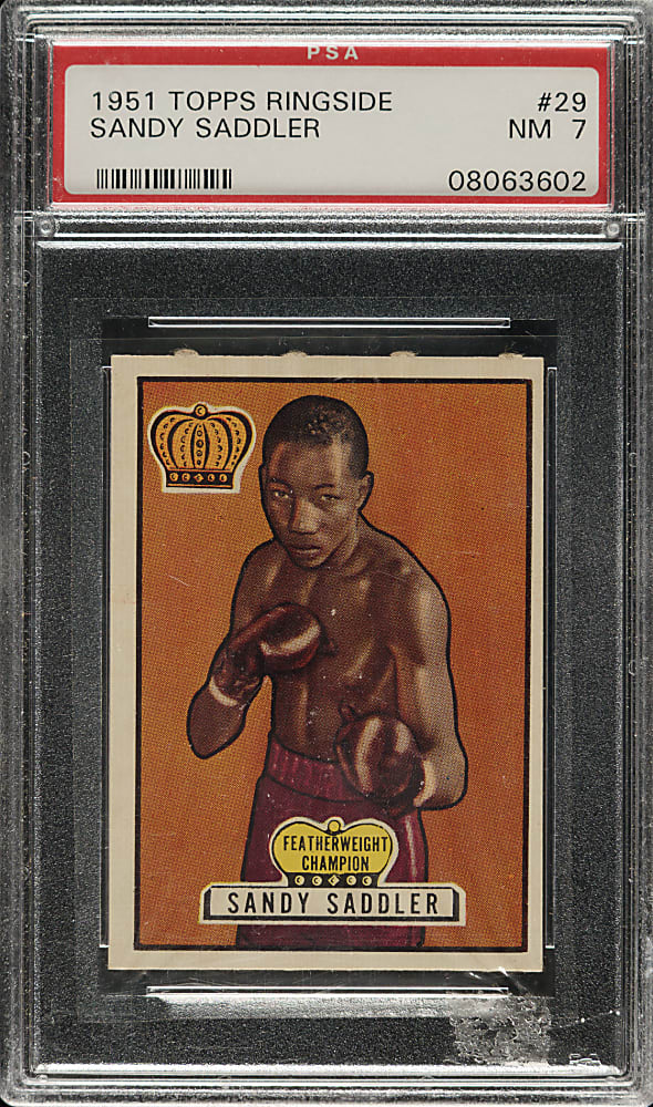 1951 Topps Ringside Boxing #29 Sandy Saddler PSA NM 7