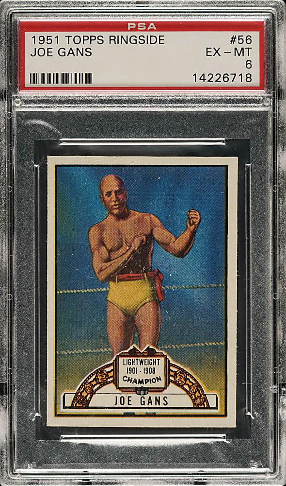 1951 Topps Ringside Boxing #56 Joe Gans PSA EX-MT 6