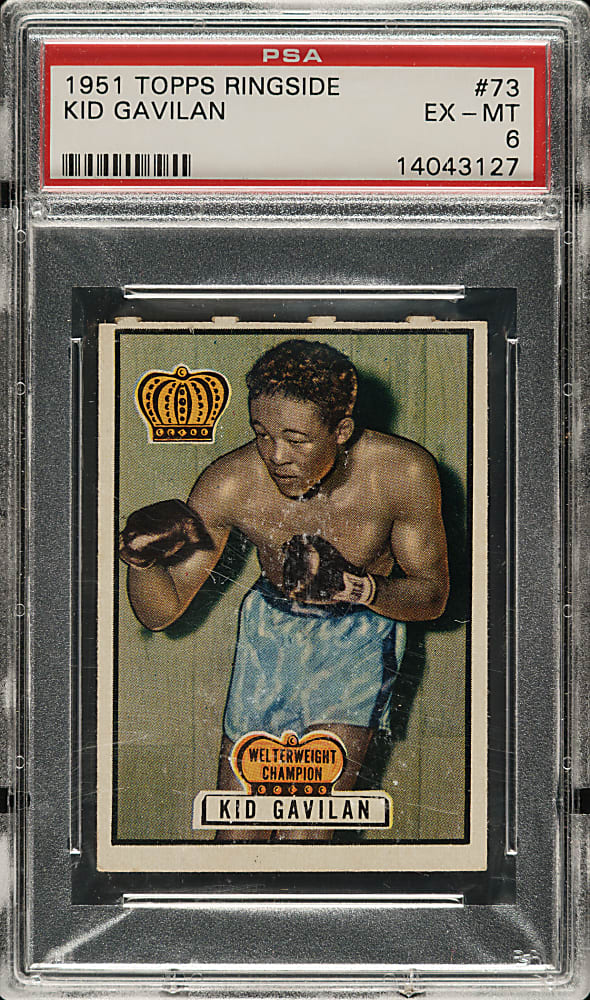 1951 Topps Ringside Boxing #73 Kid Gavilan PSA EX-MT 6