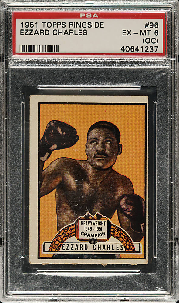 1951 Topps Ringside Boxing #96 Ezzard Charles PSA EX-MT 6 (OC)