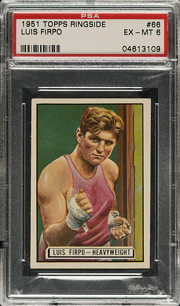 1951 Topps Ringside Boxing #66 Luis Firpo PSA EX-MT 6