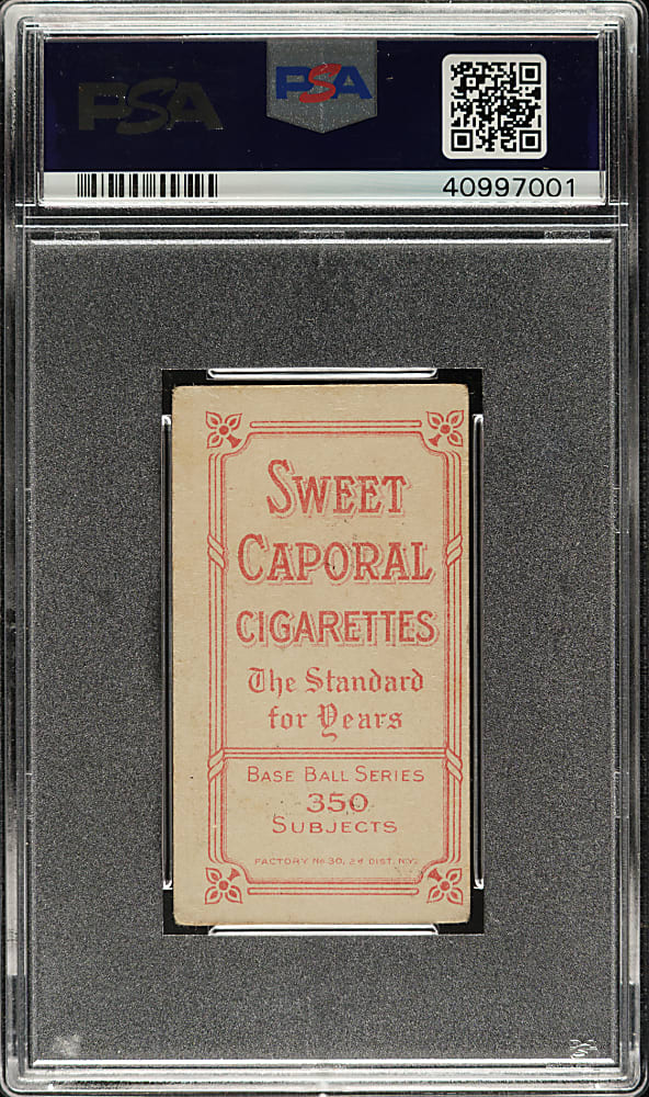 1909-1911 T206 White Border Chief Bender Pitching, Trees in Background PSA VG+ 3.5