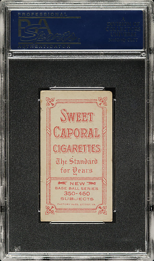 1909-1911 T206 White Border Cy Seymour Throwing PSA VG-EX+ 4.5