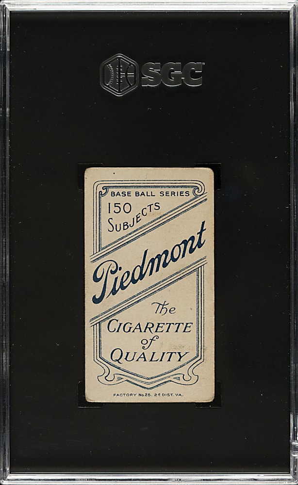 1909-1911 T206 White Border Cy Seymour Batting SGC VG 3