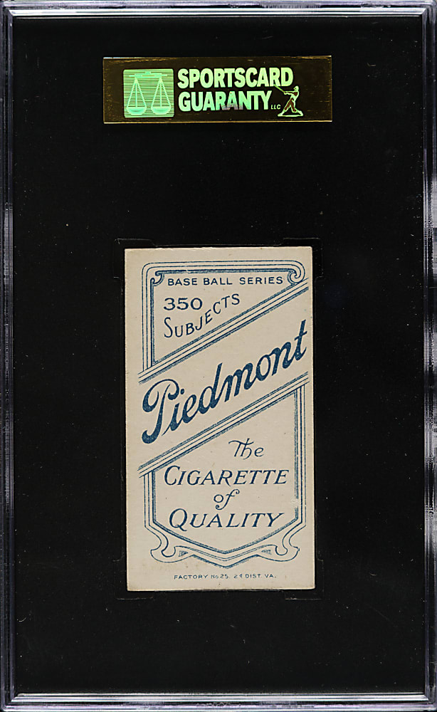 1909-1911 T206 White Border Cy Seymour Throwing SGC EX 60