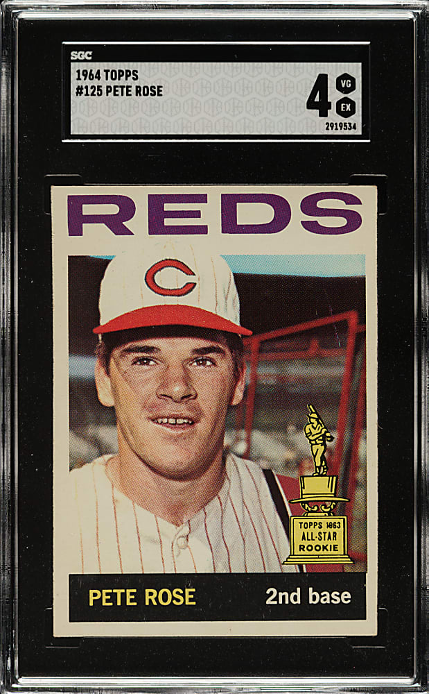 1964 Topps #125 Pete Rose SGC VG/EX 4