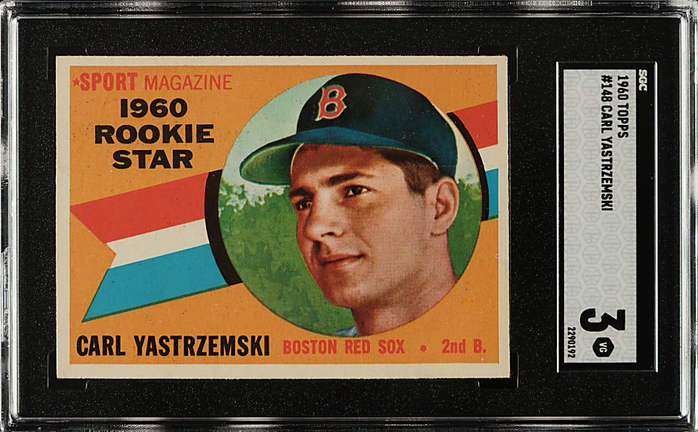 1960 Topps #148 Carl Yastrzemski Rookie SGC VG 3