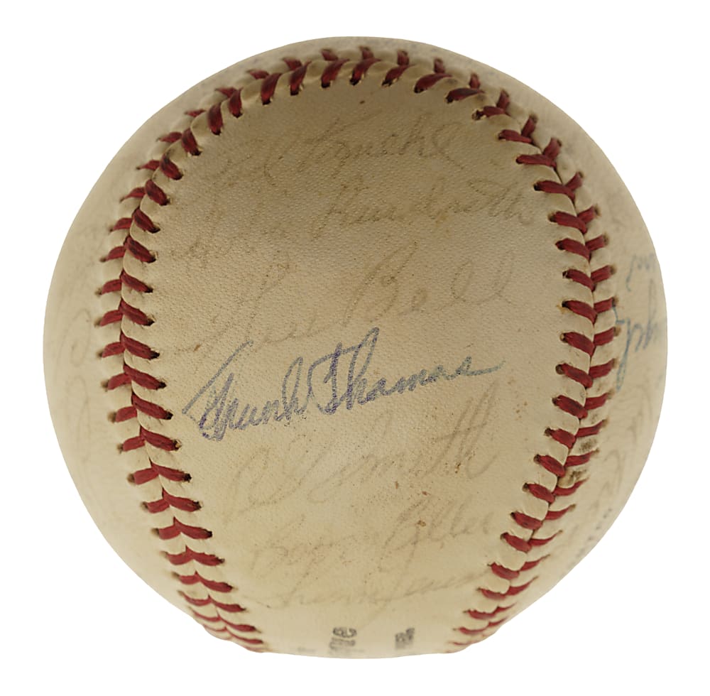 1962 New York Mets Team-Signed Ball with Gil Hodges and Casey Stengel - JSA