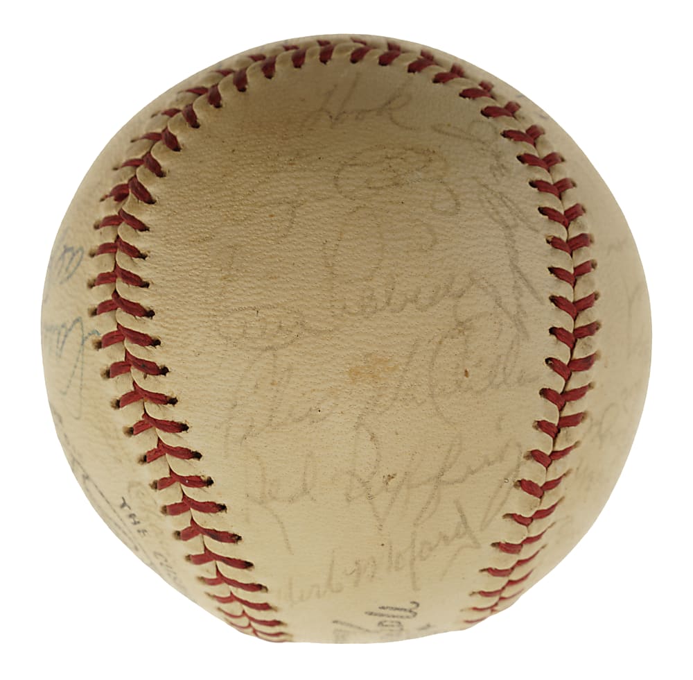 1962 New York Mets Team-Signed Ball with Gil Hodges and Casey Stengel - JSA