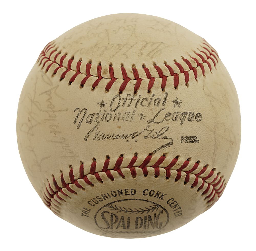1962 New York Mets Team-Signed Ball with Gil Hodges and Casey Stengel - JSA