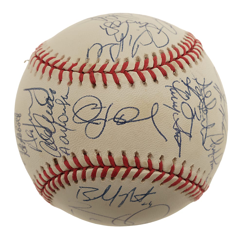 1997 Florida Marlins World Champions Team-Signed Baseball