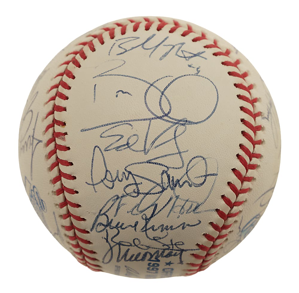 1997 Florida Marlins World Champions Team-Signed Baseball