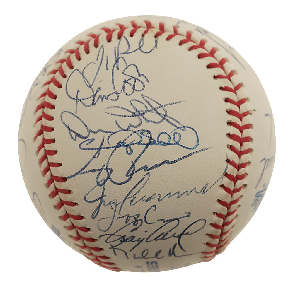 1997 Florida Marlins World Champions Team-Signed Baseball