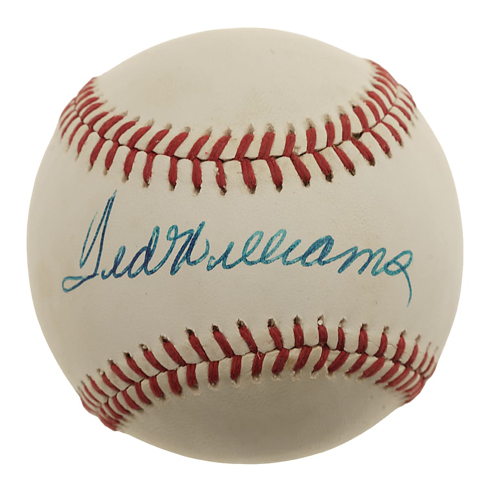 Ted Williams Single-Signed Baseball - JSA