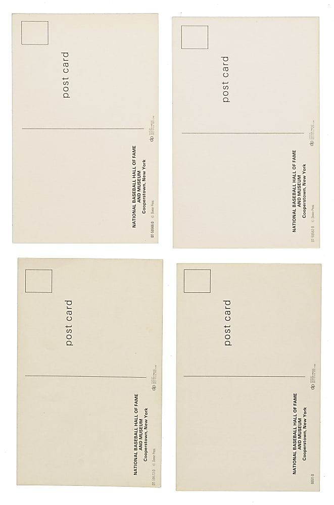 1979 Dexter Press HOF Plaque Postcard Partial Set (37/54)
