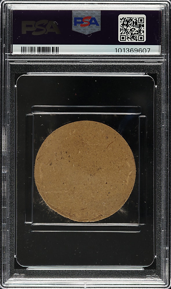 Circa 1950s Round Menko Basketball George Mikan PSA POOR 1