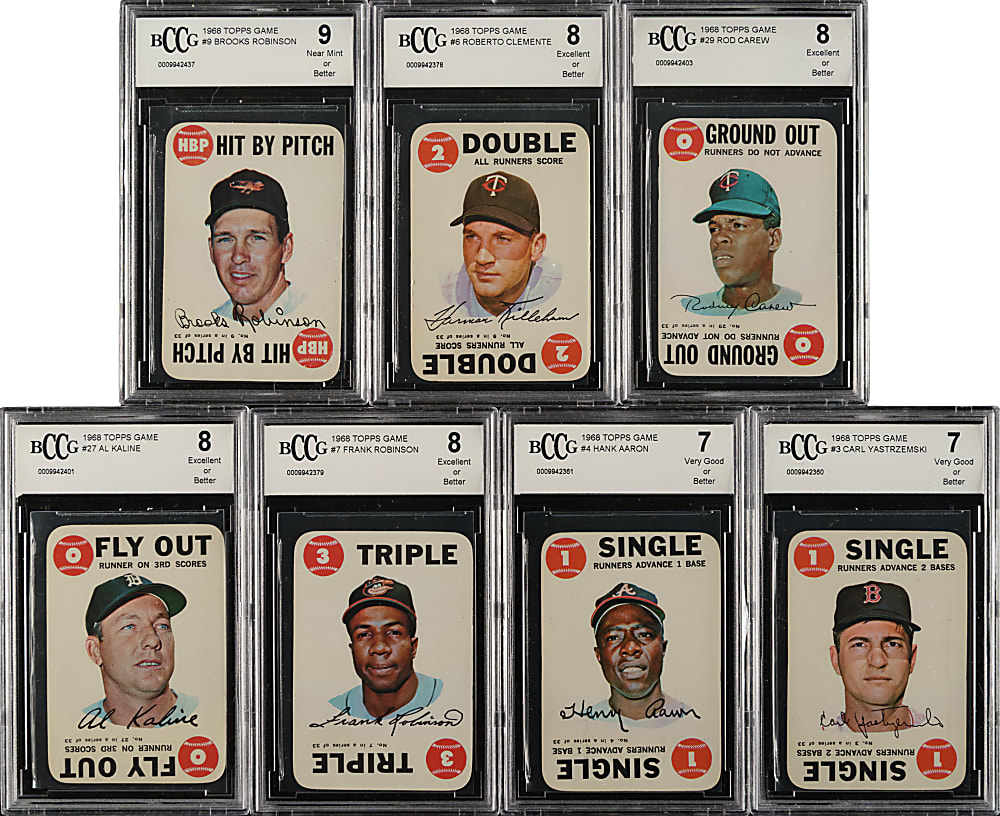 1968 Topps Game Complete Set (33)