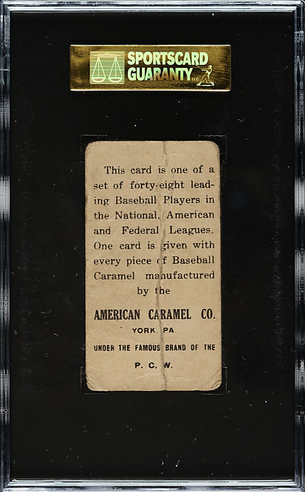 1915 E106 American Caramel Honus Wagner Throwing SGC POOR 10
