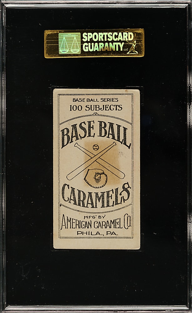 1909-1911 E90-1 American Caramel Roy Hartzell Batting SGC VG 40