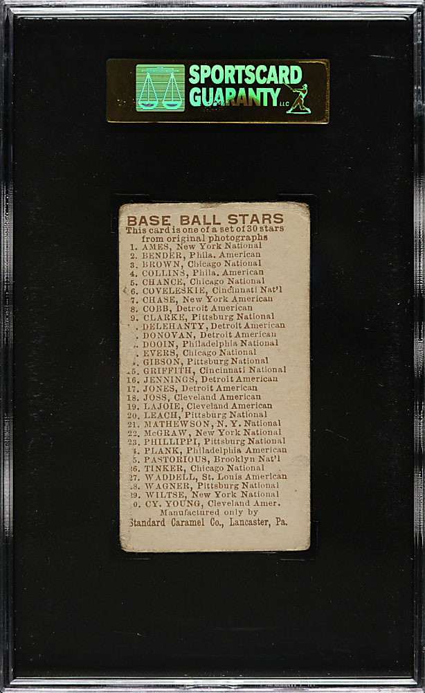 1910 E93 Standard Caramel Fred Clarke SGC FAIR 20