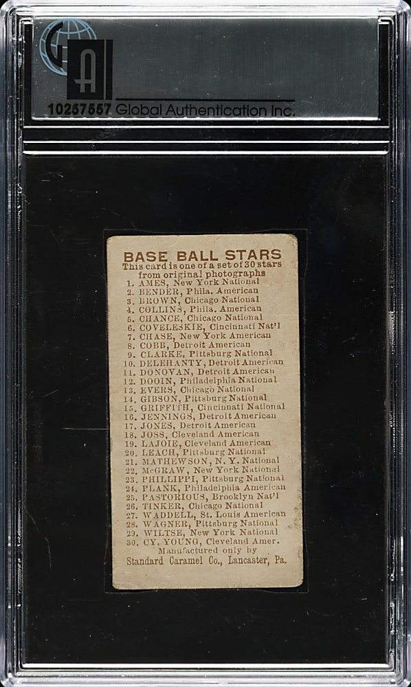 1910 E93 Standard Caramel Addie Joss GAI GOOD 2