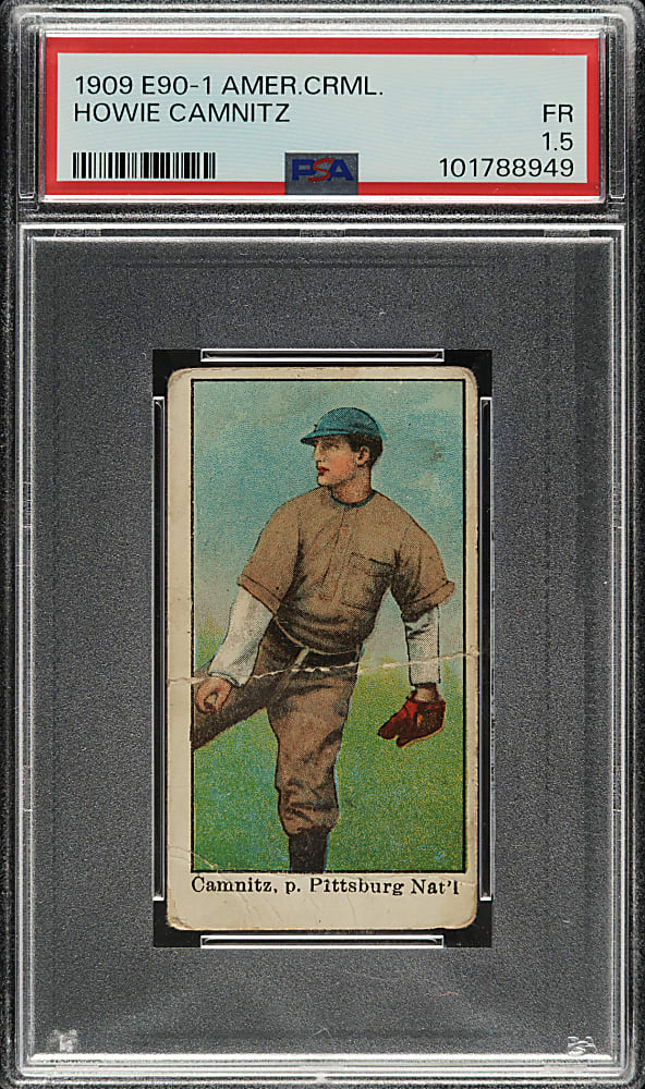 1909-1911 E90-1 American Caramel Howie Camnitz PSA FAIR 1.5