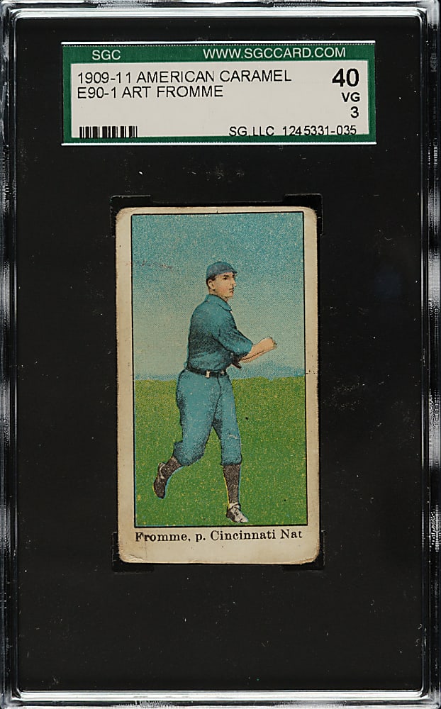 1909-1911 E90-1 American Caramel Art Fromme SGC VG 40